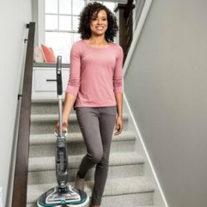 BISSELL - SpinWave Cordless Powered Mop - Titanium/Electric Blue