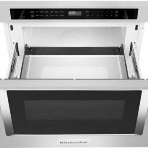 KitchenAid - 24" 1.2 Cu. Ft. Built-In Microwave Drawer - Stainless Steel