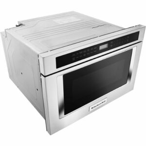 KitchenAid - 24" 1.2 Cu. Ft. Built-In Microwave Drawer - Stainless Steel