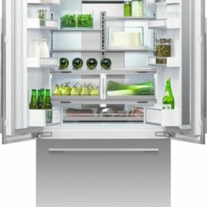 Fisher & Paykel - ActiveSmart 16.8 Cu. Ft. 36 in French Door Built-In Refrigerator - Custom Panel Ready