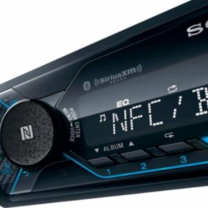 Sony - In-Dash Digital Media Receiver - Built-in Bluetooth - Satellite Radio-ready - Black