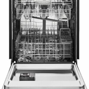 KitchenAid - 24" Front Control Tall Tub Built-In Dishwasher with Stainless Steel Tub - Stainless Steel