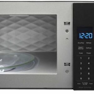 Whirlpool - 1.1 Cu. Ft. Low Profile Over-the-Range Microwave Hood Combination - Black Stainless Steel