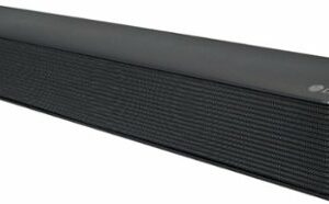 LG - 2.0-Channel Soundbar with 40-Watt Digital Amplifier - Black