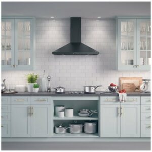 GE - 36" Convertible Range Hood - Black Slate