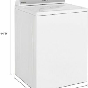 Whirlpool - 3.8 Cu. Ft. High Efficiency Top Load Washer with 360 Wash Agitator - White