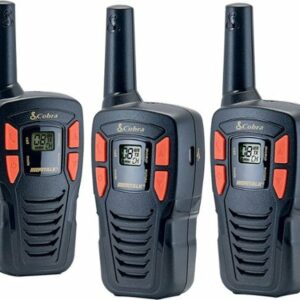 Cobra - MicroTALK 16-Mile, 22-Channel FRS/GMRS 2-Way Radios (3-Pack) - Black