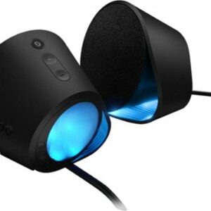 Logitech - G560 LIGHTSYNC 2.1 Bluetooth Gaming Speakers with Game Driven RGB Lighting (3-Piece) - Black