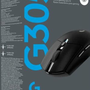 Logitech - G305 LIGHTSPEED Wireless Optical 6 Programmable Button Gaming Mouse with 12,000 DPI HERO Sensor - Black