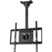 Apollo Enclosures - Adjustable Height TV Ceiling Mount For Apollo Enclosure or Most 32" - 65" TVs - Extends 48" - Black