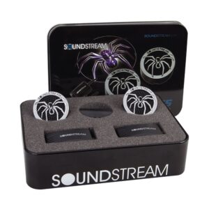 Soundstream - 1" Car Tweeter - Silver/Black