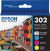 Epson - 302 4-Pack Standard Capacity Ink Cartridges - Assorted Color