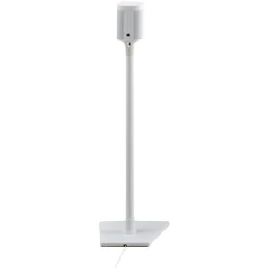 Sanus - 34" Speaker Stands for Sonos One, Sonos One SL, Play:1 and Play:3 (2-Pack) - White