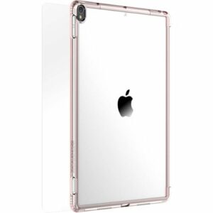 SaharaCase - Clear Case with Glass Screen Protector for Apple® iPad® Pro 12.9" - Clear Rose Gold