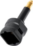 AudioQuest - Toslink-to-3.5mm Mini Optical Adapter - Black