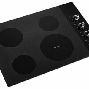 Whirlpool - 30" Electric Cooktop - Black