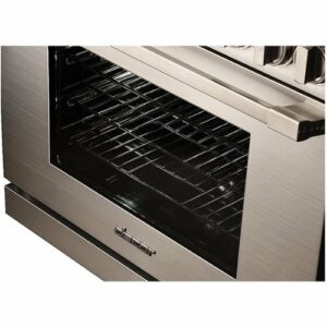 Dacor - Professional 5.2 Cu. Ft. Self-Cleaning Freestanding Dual Fuel Convection Range, Natural Gas - Silver Stainless Steel