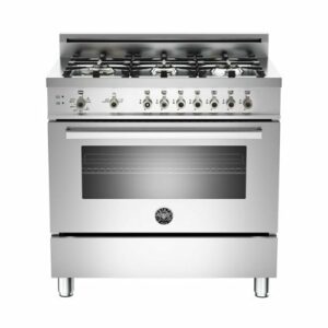 Bertazzoni - 4.4 Cu. Ft. Freestanding Gas Convection Range - Stainless Steel