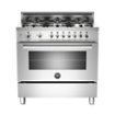 Bertazzoni - 4.4 Cu. Ft. Freestanding Gas Convection Range - Stainless Steel