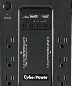 CyberPower - 650VA Battery Back-Up System - Black