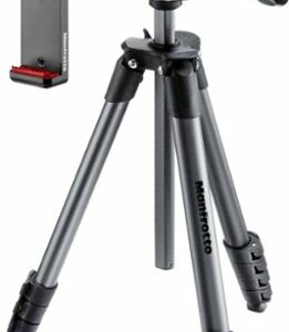 Manfrotto - Compact Advanced Smart 65" Tripod - Black