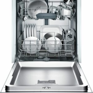 Bosch - 100 Series 24" Top Control Built-In Hybrid Stainless Steel Tub Dishwasher with 3rd Rack and PureDry, 48 dBA - Stainless Steel