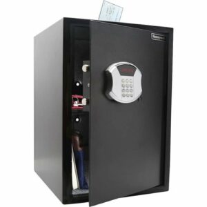 Honeywell - 2.86 Cu. Ft. Safe for Valuables with Electronic Keypad Lock - Black