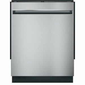 GE - 24" Top Control Built-In Dishwasher with Stainless Steel Tub - Stainless Steel