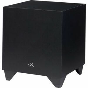 MartinLogan - Dynamo 600X 10" 240W Ported, Powered Subwoofer, with Sub Control App and Wireless Ready - Satin Black