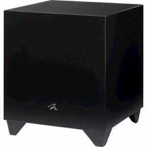 MartinLogan - Dynamo 1100X 12" 1300W Sealed, Powered Subwoofer, with Sub Control App and Wireless Ready - Satin Black