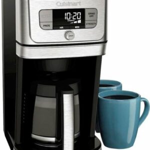 Cuisinart - Burr Grind & Brew 12-Cup Coffee Maker - Black/Stainless Steel