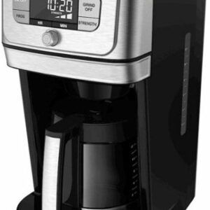 Cuisinart - Burr Grind & Brew 12-Cup Coffee Maker - Black/Stainless Steel