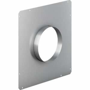 6" Round Front Plate for Select Bosch Range Hood Blowers - Gray