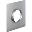 6" Round Front Plate for Select Bosch Range Hood Blowers - Gray