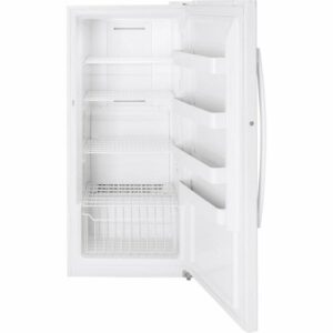 GE - 14.1 Cu. Ft. Frost-Free Upright Freezer - White