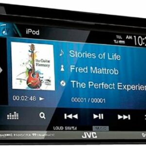 JVC - Geek Squad Certified Refurbished Built-in Bluetooth - In-Dash CD/DM Receiver - Black