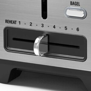 Bella Pro Series - 4-Slice Wide-Slot Toaster - Stainless Steel