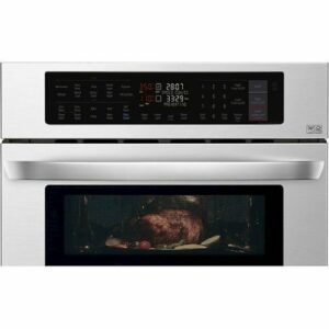 LG - 30" Built-In Electric Convection Smart Combination Wall Oven with Microwave and Infrared Heating - Stainless Steel