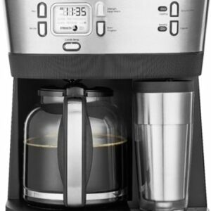 Brim - Triple Brew 12-Cup Coffee Maker - Stainless Steel/Black