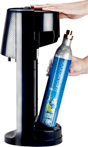 SodaStream - Fizzi One Touch Sparkling Water Maker Kit - Black