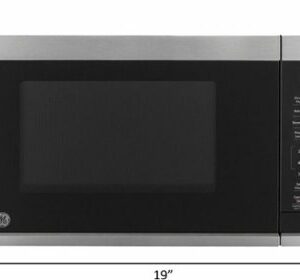 GE - 0.9 Cu. Ft. Capacity Smart Countertop Microwave Oven with Scan-to-Cook Technology - Stainless Steel