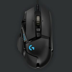 Logitech - G502 HERO Wired Optical Gaming Mouse with RGB Lighting - Black