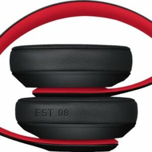 Geek Squad Certified Refurbished Beats Studio³ Wireless Noise Cancelling Headphones - The Beats Decade Collection - Defiant Black-Red