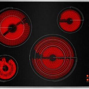 JennAir - 30" Electric Cooktop - Black