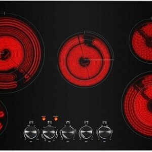 JennAir - 36" Electric Cooktop - Black