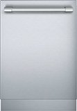 Thermador - Professional 24" Top Control Smart Built-In Stainless Steel Tub Dishwasher, 48 dBA - Stainless Steel