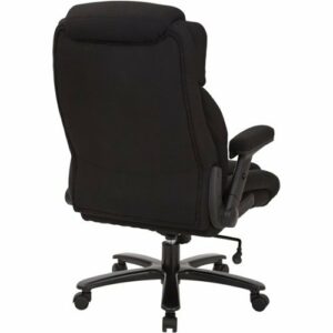 Pro-line II - Big and Tall 5-Pointed Star Fabric Executive Chair - Black