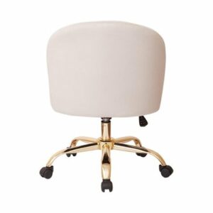 OSP Home Furnishings - Layton Mid Back Office Chair - Gold/Oyster