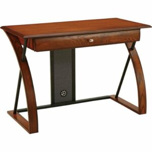 OSP Home Furnishings - Aurora Straight Computer Desk - Medium Oak