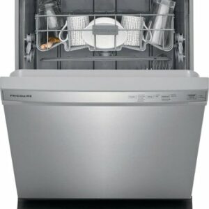 Frigidaire 24" Front Control Built-In Dishwasher, 55dba - Stainless Steel